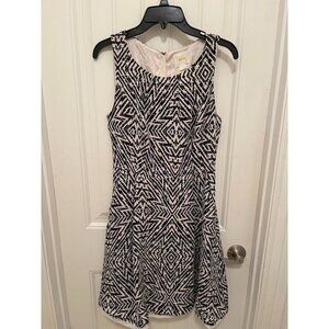 Maeve Anthropologie Geometric Print Sleeveless Dress WOMEN'S‎ Size 4 KNEE LENTGH